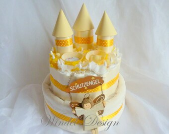 Castle Diaper Cake Etsy