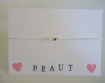 Armband FREUNDSCHAFT Braut