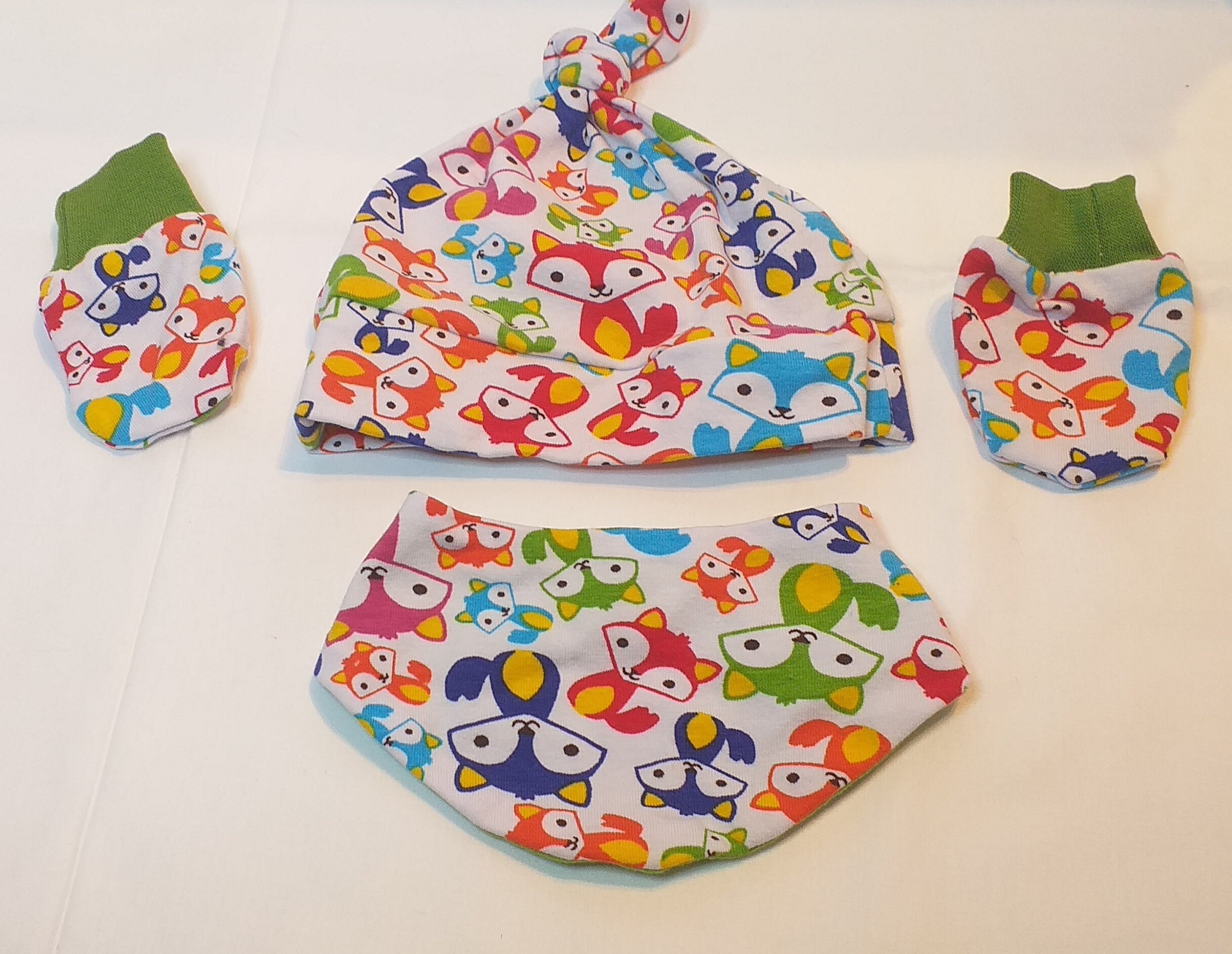 Gorra de juego para recién nacidos para bebés guantes tela | Etsy