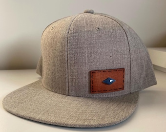 Crystal Snapback Hat, Genuine Gemstone, for Men, Unisex