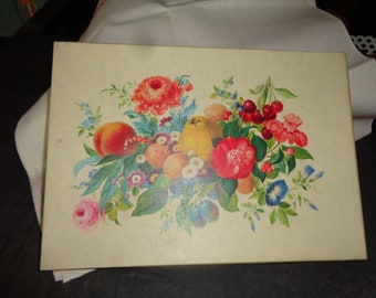 DDR*Stationery*Meissen Fruits*1966*Beautiful*New*