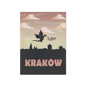 Plakat Kraków Wawel Smok Wawelski zdjęcie 1