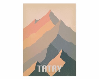 Plakat - Tatry - las