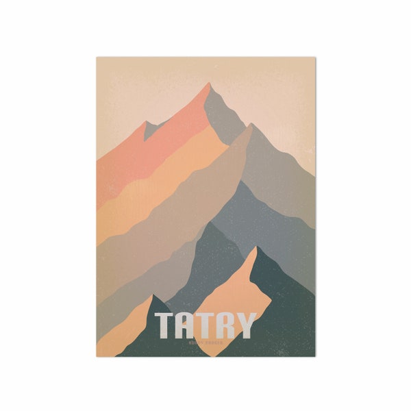 Plakat - Tatry - las