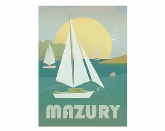 Plakat - Mazury