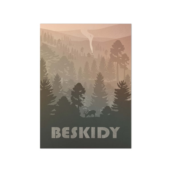 Plakat Beskidy