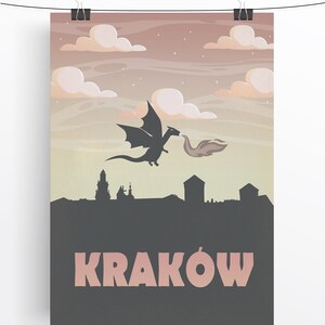 Plakat Kraków Wawel Smok Wawelski zdjęcie 3