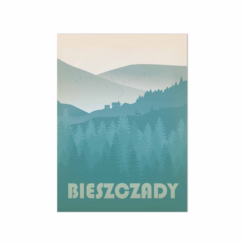 Poster Bieszczady Bild 1