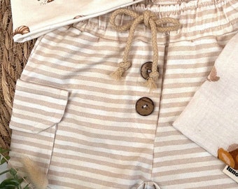 Hilco Jersey "Baby Stripe" beige creme Streifen