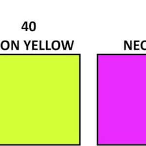 Plotter foils Flex foil Premium - NEON various colors 20 x 30 cm