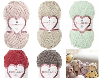 Rico Design Creative Chenillove toutes les couleurs -100g 110 m chenille