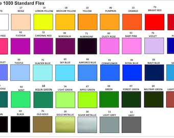 Plotter foils Flex foil Premium - various colors 20 x 30 cm