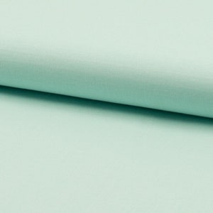 Coton uni - menthe