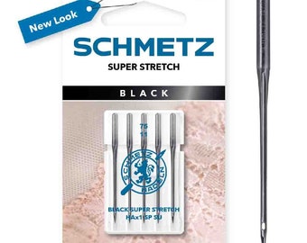 Schmetz Black Superstretch HAx1 SP SU 75 5St.