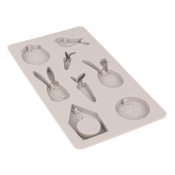 Stampi In Silicone A Forma Di Casa Per Pasqua - Set Da 3 Stampo Per Candele, Sapone E Resina