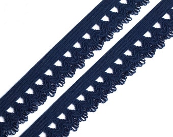 2 m laundry rubber - ornamental rubber - navy