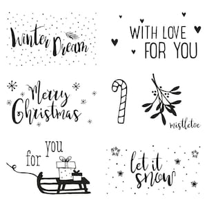 Rayher Clear Stamps - Christmas Greetings