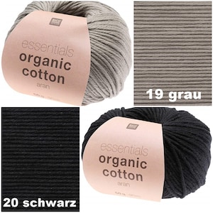 Rico Design Essentials Organic Cotton aran 50g 90 m image 5