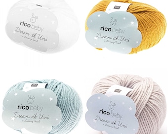 Rico Design Baby Dream dk uni - A Luxury Touch 50g 115m