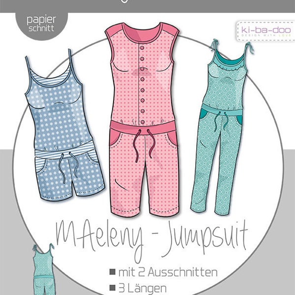 Jumpsuit "MAeleny" - von ki-ba-doo Papierschnittmuster