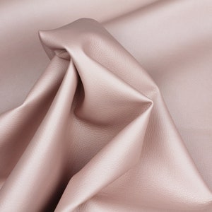 Artificial leather metallic pink