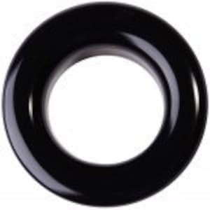 Può includere: Anello per tende in plastica nera con finitura liscia e lucida.