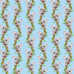 Baumwolle Patchwork „Party Animals" 877 Koalas