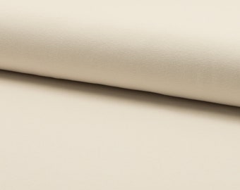 Jersey uni ecru - Baumwolljersey wollweiß