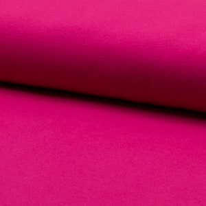 Jersey plain pink - cotton jersey fuchsia