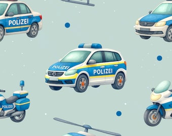 Eigenproduktion Polizei - Bio Jersey / Bio French Terry