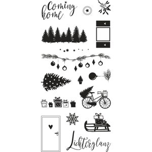 Rayher Clear Stamps - Coming Home - Christmas Stamps