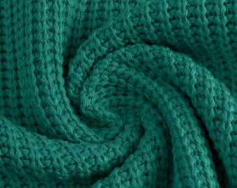 Coarse knit – green