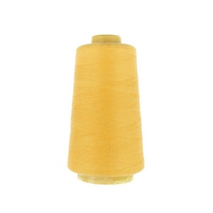 2 x overlock thread yellow 3000 yards