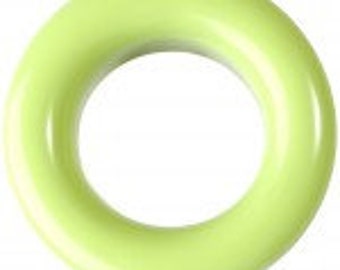 20 kiwi-coloured eyelets of 8mm