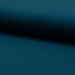 Jersey plain dark petrol - cotton jersey