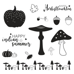 Timbri trasparenti Rayher - Bagliore autunnale