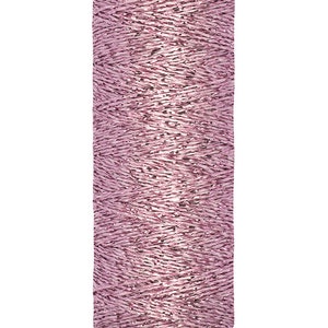 Fil métallisé Gütermann rose 50 m - couleur 624