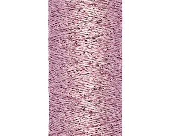 Gütermann Metallic Garn rosa 50m - Farbe 624