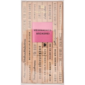 Set di timbri Rico Design Paper Poetry Dolci natalizi - 24 pezzi