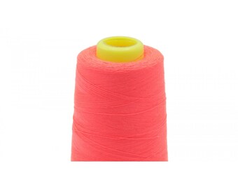 2 x Overlockgarn neon pink 3000 yards