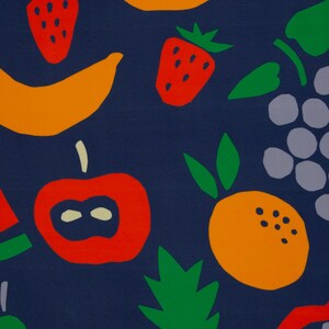Viskosfrukt "Juicy" mörkblå Käselotti Design - Swafing