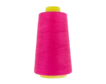 2 x Overlockgarn pink 3000 yards