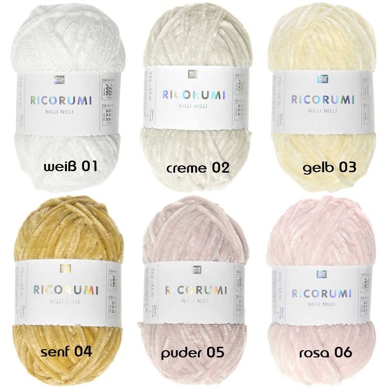 Filato Di Ciniglia Nilli Nilli Per Amigurumi - Soffice E Lavabile, Colore Crema - Foto 5