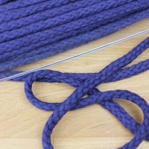 Cordoncino in cotone da 1 m - cordoncino 10 mm blu