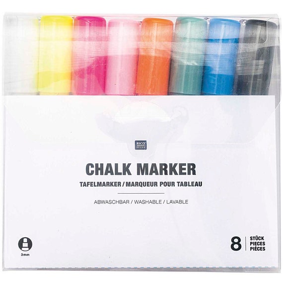 Rico Design Chalk Marker Pen - 3mm Rico Design Chalk Marker Pen - 3mm