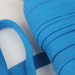 Hoodie ribbon turquoise 2 m / aqua - 17 mm wide - cord