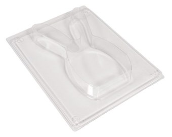 Rayher PET mold bunny, motif: 12.3 x 6.8 cm, depth up to 1.8 cm