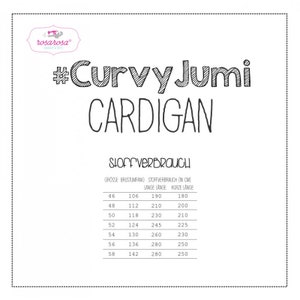 Sewing pattern Curvy Jumi cardigan by rosarosa image 2