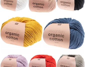 Rico Design Essentials Organic Cotton aran 50g 90 m
