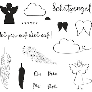 Rayher Clear Stamps - Guardian Angel
